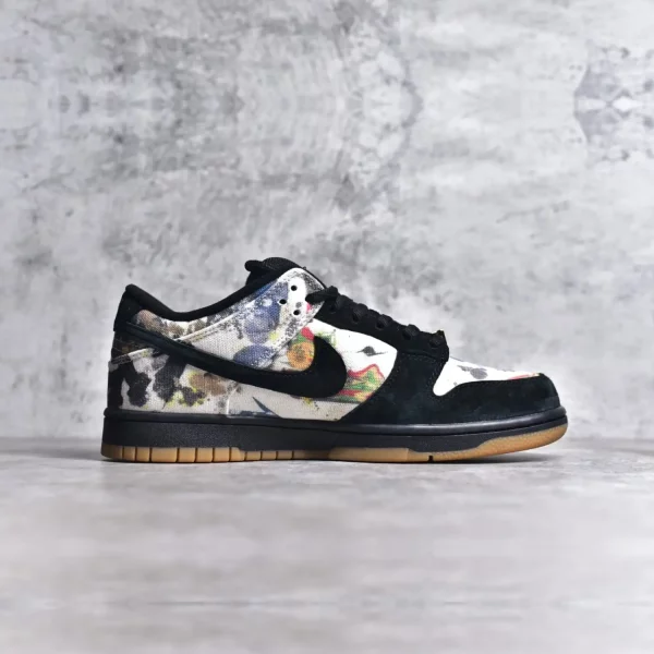 Supreme x Nike SB Dunk Low ‘Rammellzee’ FD8778-001 (Black-Multi-Color)